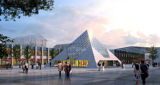 漳州金字塔网架